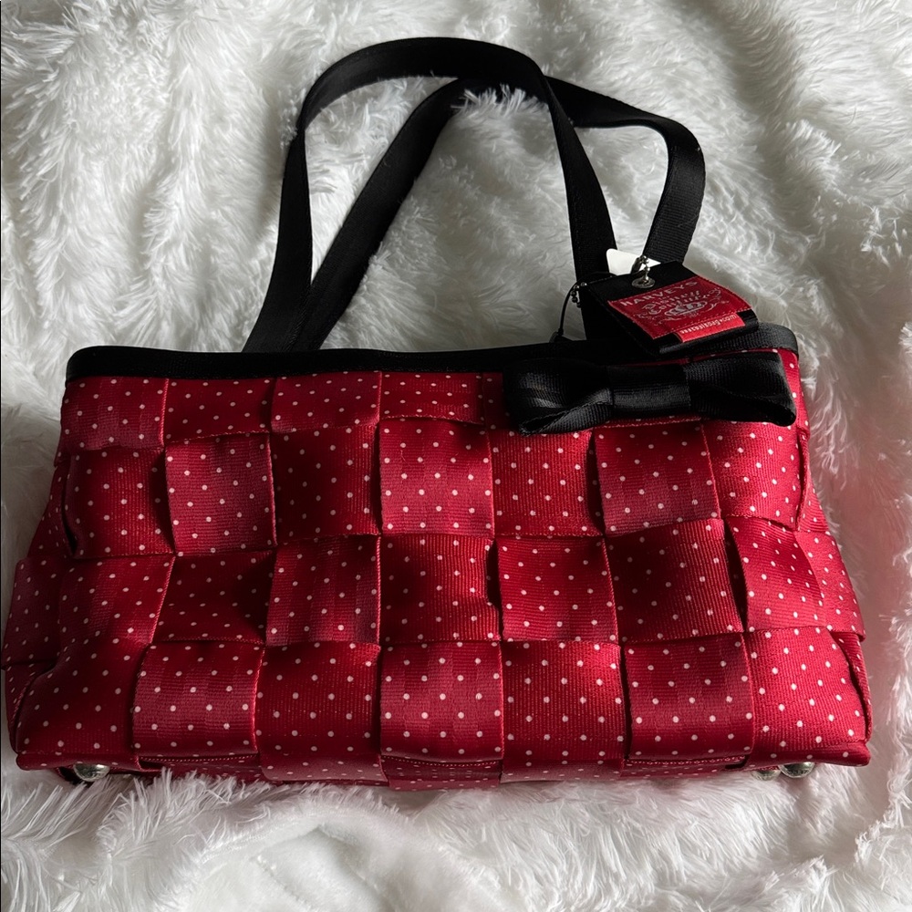 Harveys Disney Couture Red and Black Handbag